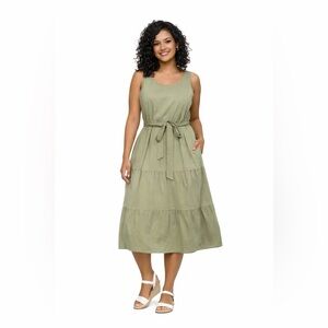 Falls Creek Sage Green Maxi Dress